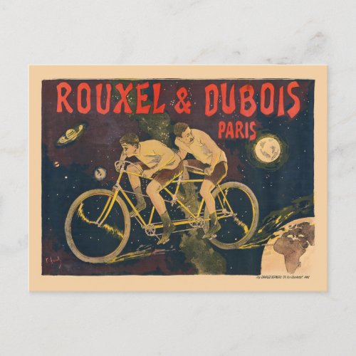 Rouxel et Dubois Vintage Poster 1895 Postcard