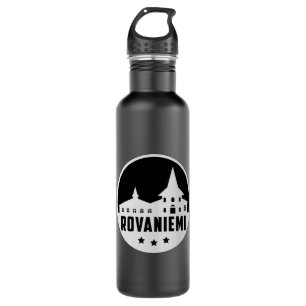 Rovaniemi Finland City Skyline Cityscape Gift Stainless Steel Water Bottle