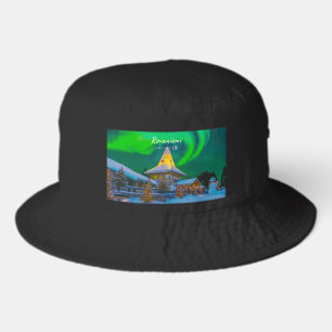 Rovaniemi, Finland - Magic Aurora  Bucket Hat