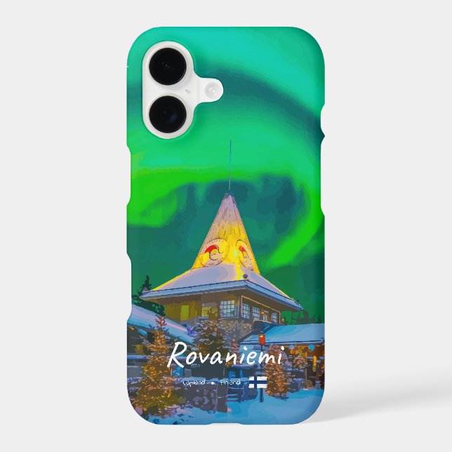 Rovaniemi, Finland - Magic Aurora  Case-Mate iPhone Case (Back)