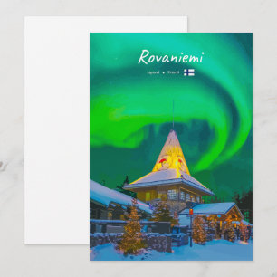 Rovaniemi, Finland - Magic Aurora Invitation