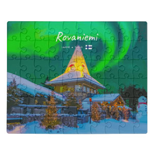 Rovaniemi, Finland - Magic Aurora Jigsaw Puzzle