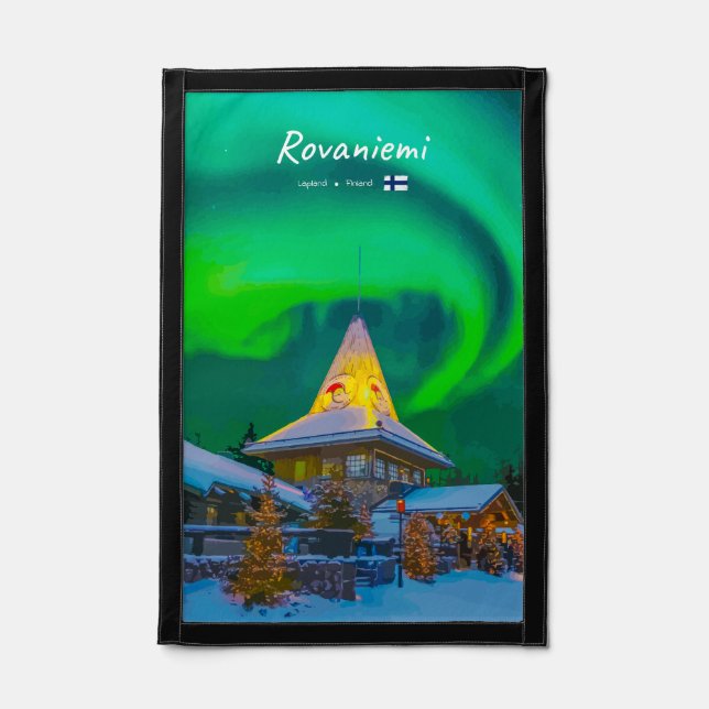 Rovaniemi, Finland - Magic Aurora  Pennant (Front)