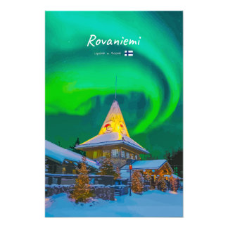 Rovaniemi, Finland - Magic Aurora Photo Print