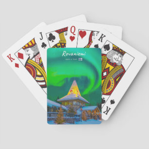 Rovaniemi, Finland - Magic Aurora Poker Cards