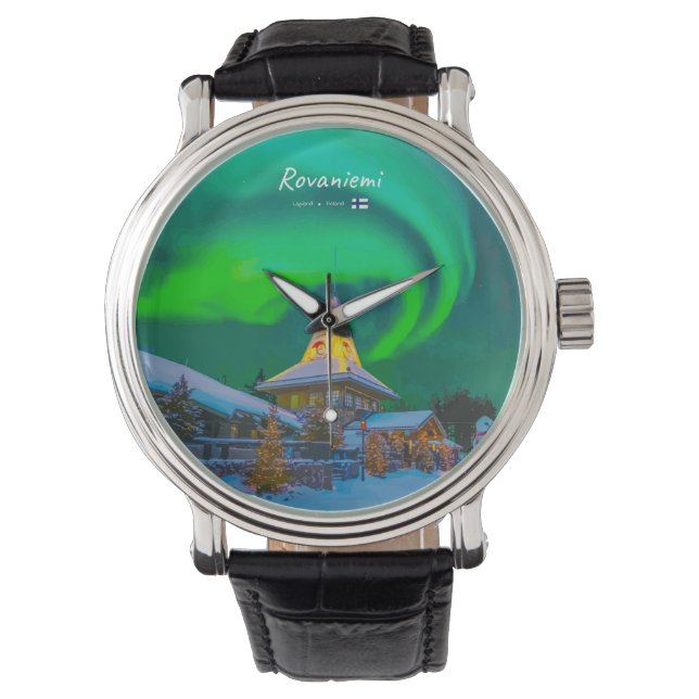 Rovaniemi, Finland - Magic Aurora  Watch (Front)