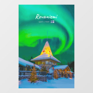 Rovaniemi, Finland - Magic Aurora Window Cling