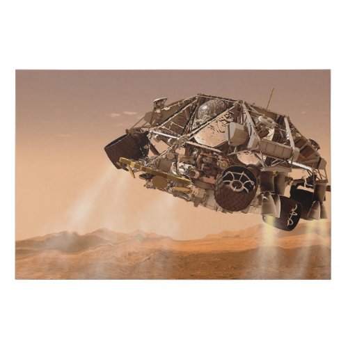 Rover  Descent Stage For Mars Science Laboratory Faux Canvas Print
