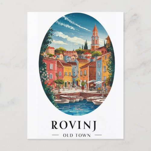 Rovinj Croatia _ Coastal Beauty Postcard