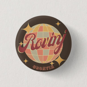 Rovinj Croatia Hrvatska Retro Souvenir gift Button