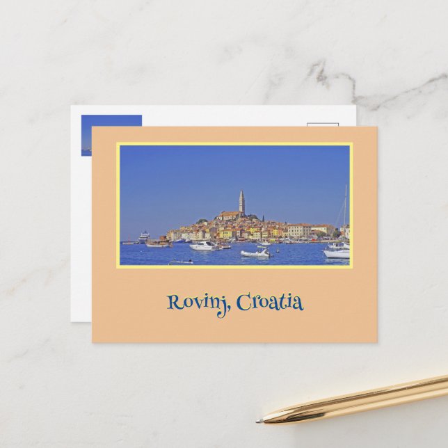 ROVINJ, CROATIA (ISTRIA) Postcard (Front/Back In Situ)
