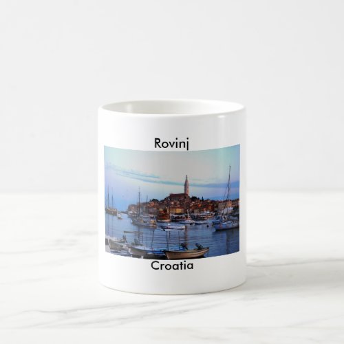 Rovinj Harbor Croatia Coffee Mug