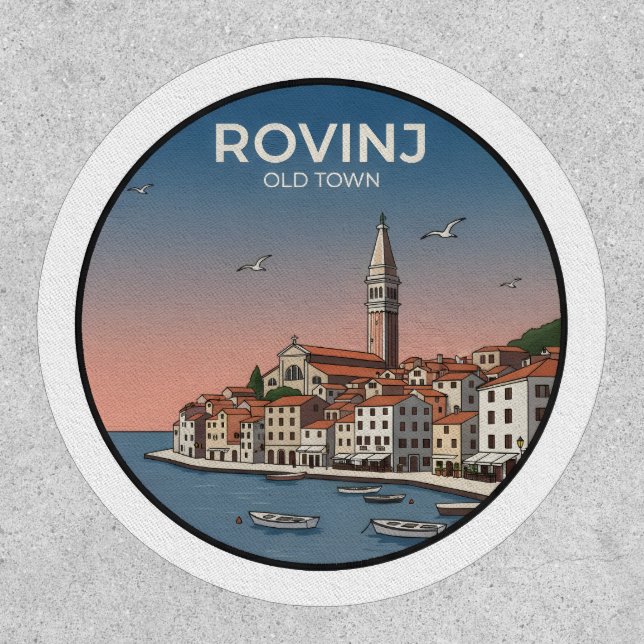 Rovinj Old Town – Historic Adriatic Charm Patch (Front)