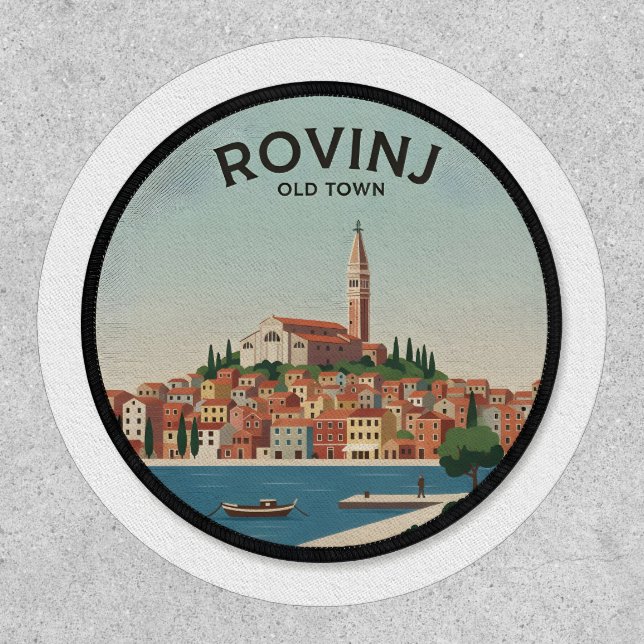 Rovinj Old Town – Historic Adriatic Charm Patch (Front)