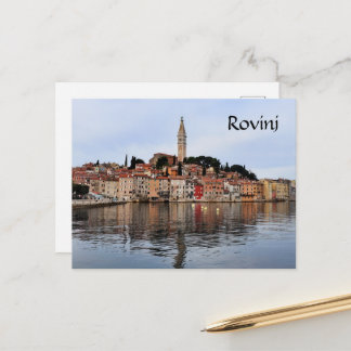 Rovinj Shore Line Postcard