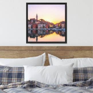 Rovinj Sunset Glow Canvas Print