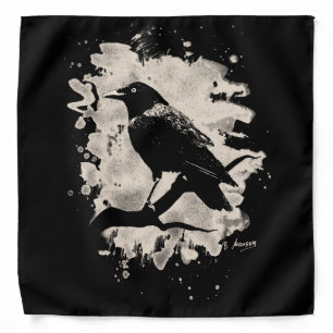 row bleached look bandana