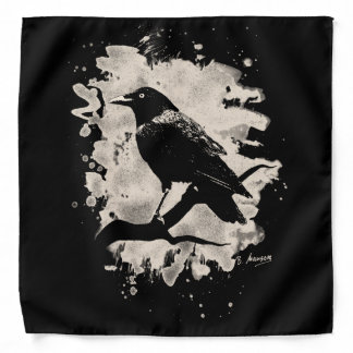 row bleached look bandana