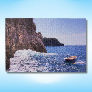 Row Boat In Amalfi Coast, Italy Jigsaw Puzzle