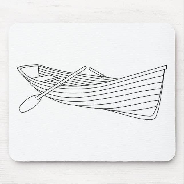 Row Boat Mouse Pad (Front)