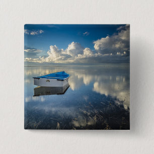 Row Boat On The Water Button