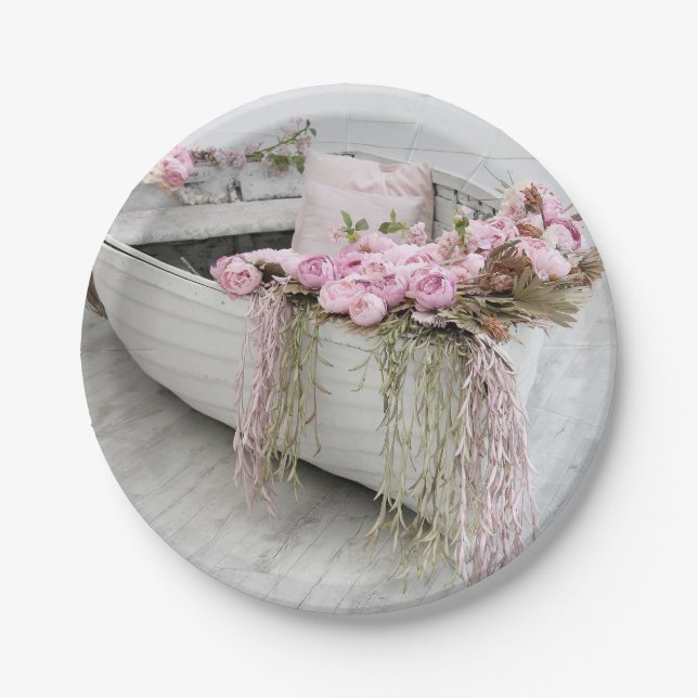 Row Boat Paper Plates (Front)