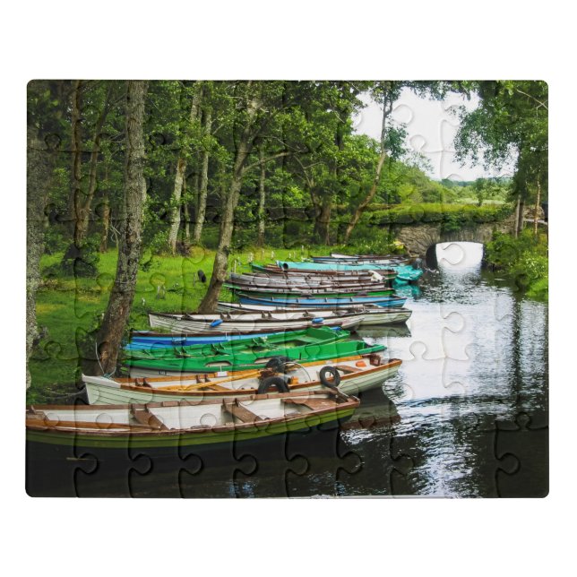 Row Boats, Killarney National Park, Ireland Puzzle (Puzzle Horizontal)