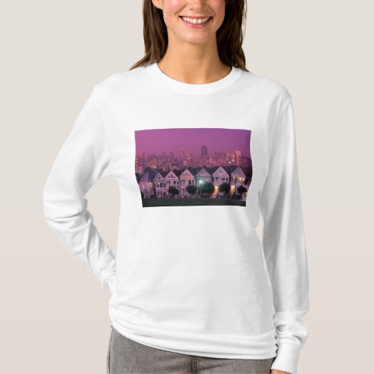 Row houses at sunset in San Francisco, T-Shirt