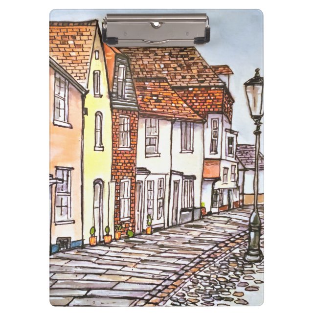 Row Of Houses Clipboard (Front)