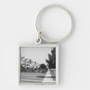 Row of Houses Keychain
