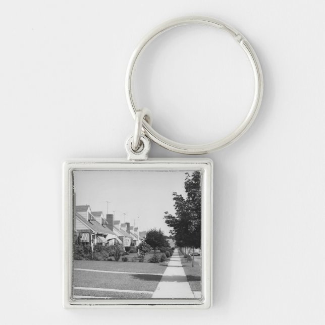 Row of Houses Keychain (Front)