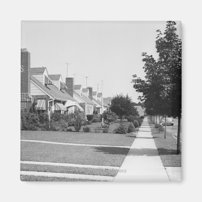 Row of Houses Magnet (Front)