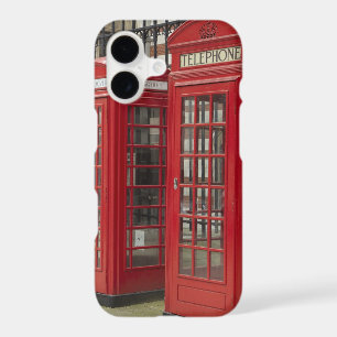 Row of phone boxes at the back of the Royal iPhone 17 Case