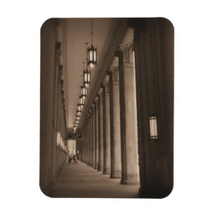 Row of Pillars - Civic Opera House - Chicago Magnet