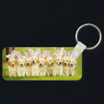 Row of Puppy Bunnies Keychain<br><div class="desc">Ready. Set. Easter! | Avanti,  the Global Humor Brand™ has been entertaining the world with its Feel Good Funny greeting cards for over 40 years. Our characters live life to the fullest and celebrate the humor in everyday life.</div>