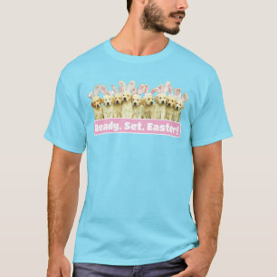 Row of Puppy Bunnies T-Shirt