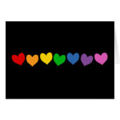 Row of Rainbow Hearts (Front Horizontal)