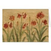 Row of Red Amaryllis (Front Horizontal)