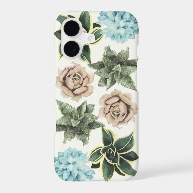 Row of Succulents Case-Mate iPhone Case (Back)