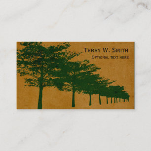 Row Of Trees Business Card