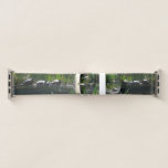 Row of Turtles Green Nature Photo Apple Watch Band