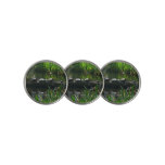Row of Turtles Green Nature Photo Golf Ball Marker