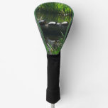 Row of Turtles Green Nature Photo Golf Head Cover
