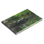 Row of Turtles Green Nature Photo Guest Book