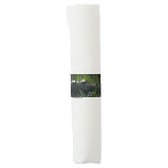 Row of Turtles Green Nature Photo Napkin Bands