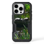 Row of Turtles Green Nature Photo iPhone 16 Pro Case