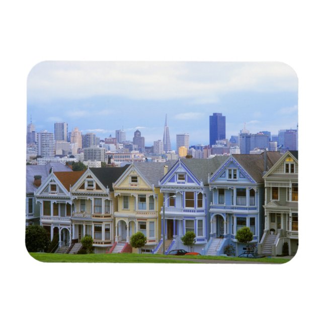 Row of Victorian Homes Magnet (Horizontal)