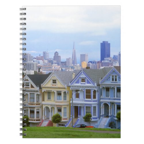 Row of Victorian Homes Notebook