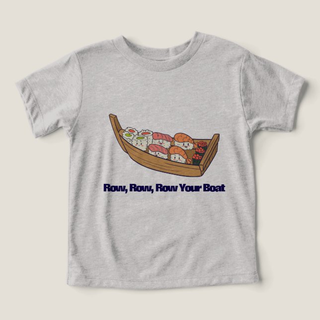 Row, Row, Row Your Boat  Toddler T-shirt (Design Front)