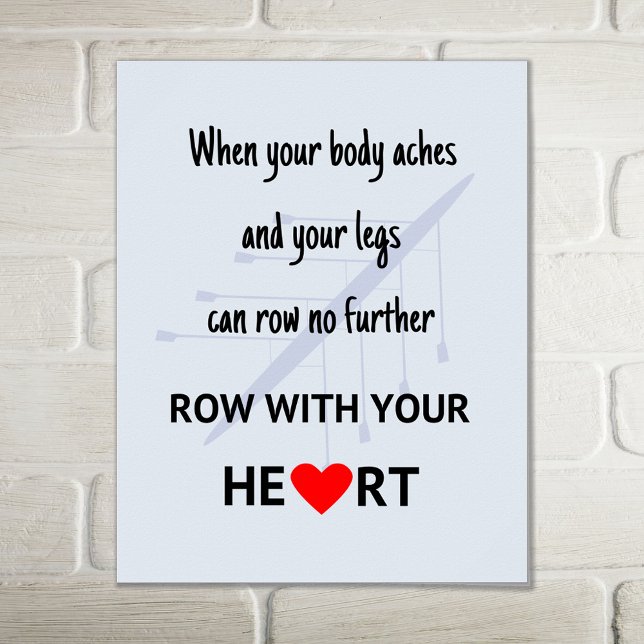 Row with your heart sport poster (Creator Uploaded)